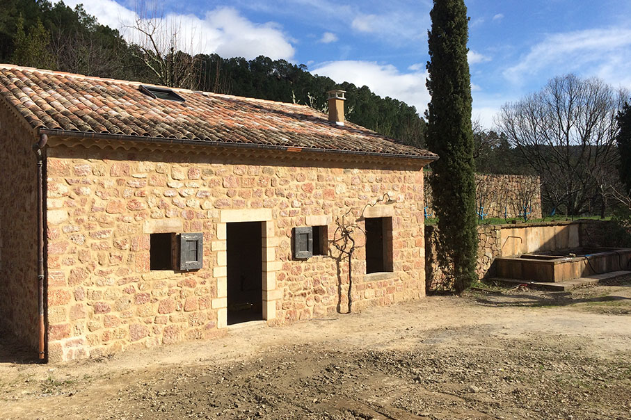 Rénovation d’une extension dans le Sud Ardèche