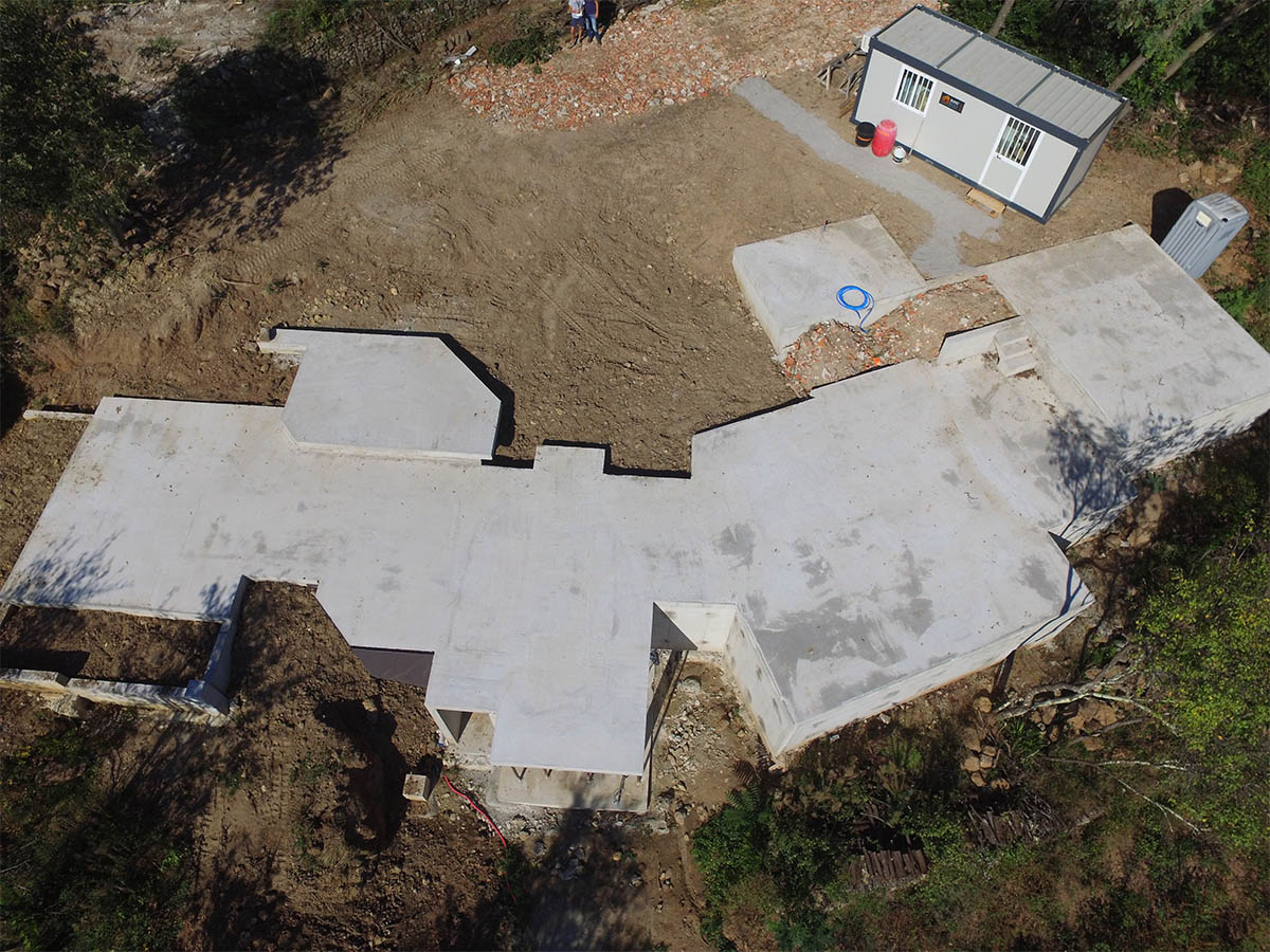 entreprise de terrassement et création de dalles béton sud ardèche