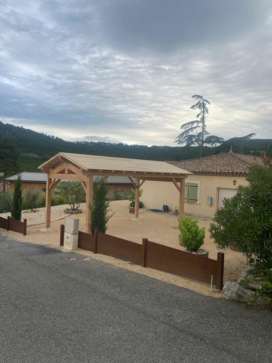 carport sur mesure bois