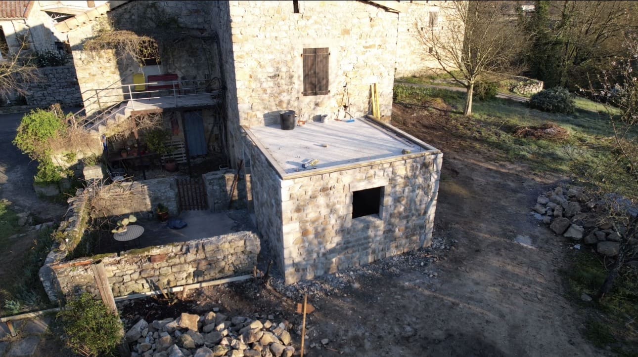 rénovation masure ardeche